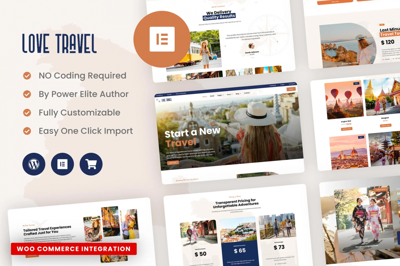 TravelTour - Template Kit de viajes y reservas