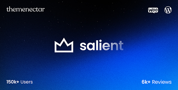 Salient | Tema creativo multipropósito y WooCommerce