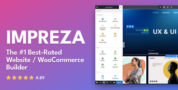 Impreza – Creador de sitios web en WordPress y WooCommerce