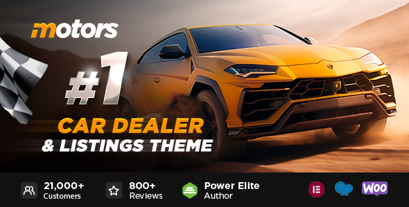Motors - Tema de WordPress para concesionarios, alquileres y anuncios de coches