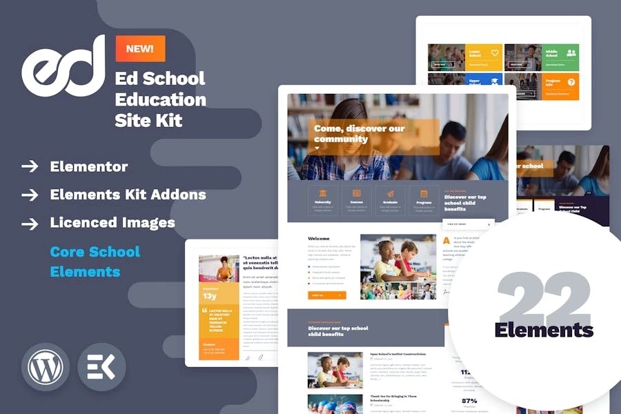 EdSchool - Template Kit educativas