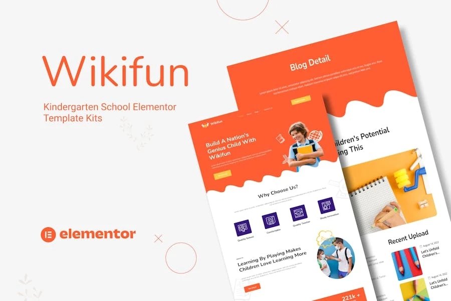 Wikifun - Template Kit de elementos para escuelas de jardín de infantes