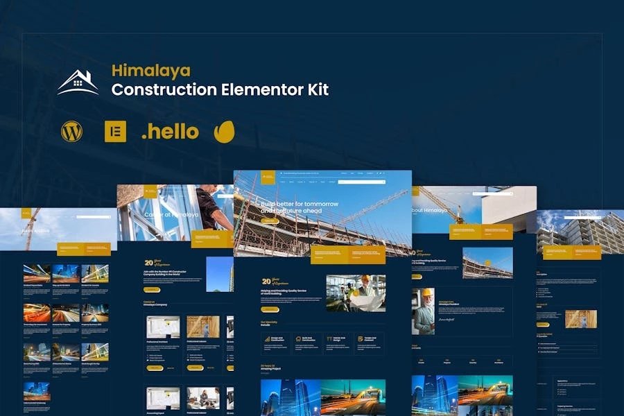 Himalaya - Kit de plantillas Construction Elementor