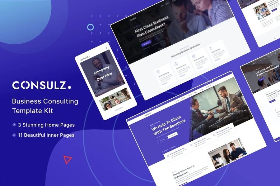 Consulz - Template Kit Elementor para empresas de consultoría