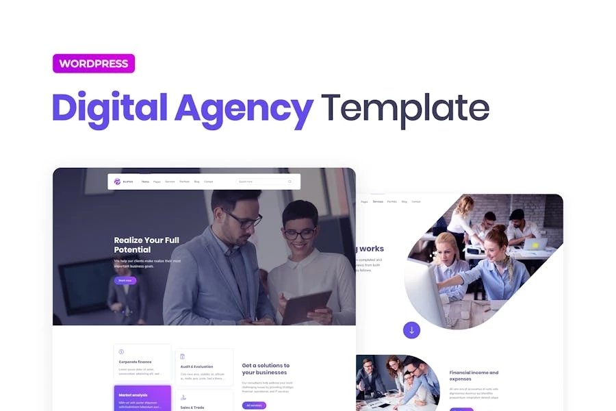 Elipso Template Kit Elementor para Agencia digitales
