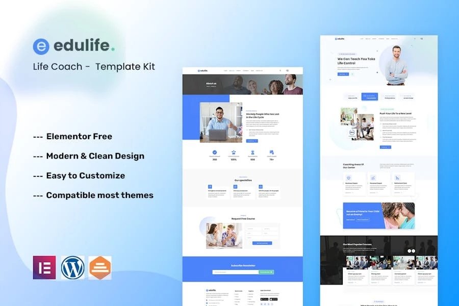 EduLife - Template Kit de Life Coach Elementor