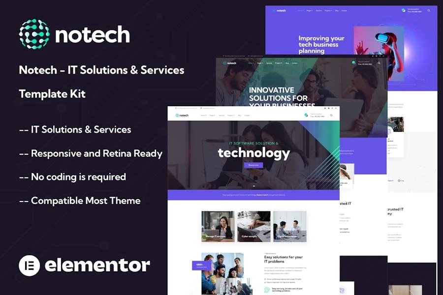 Notech - Kit de plantillas de soluciones y servicios de TI