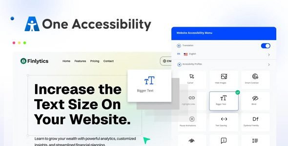 One Accessibility Pro – WordPress Boost Plugin