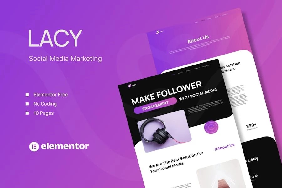 Lacy - Template Kits de marketing en redes sociales