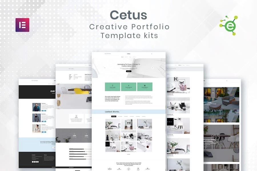 CETUS - Template Kit Elementor para Porfolio creativo