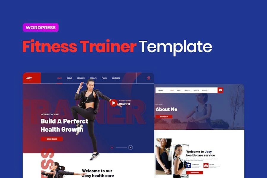 Josy - Template Kit Elementor de deporte y fitness