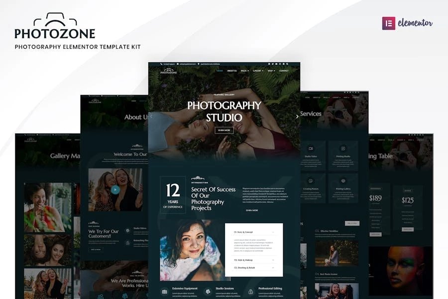 Photozone Template Kit de fotografía