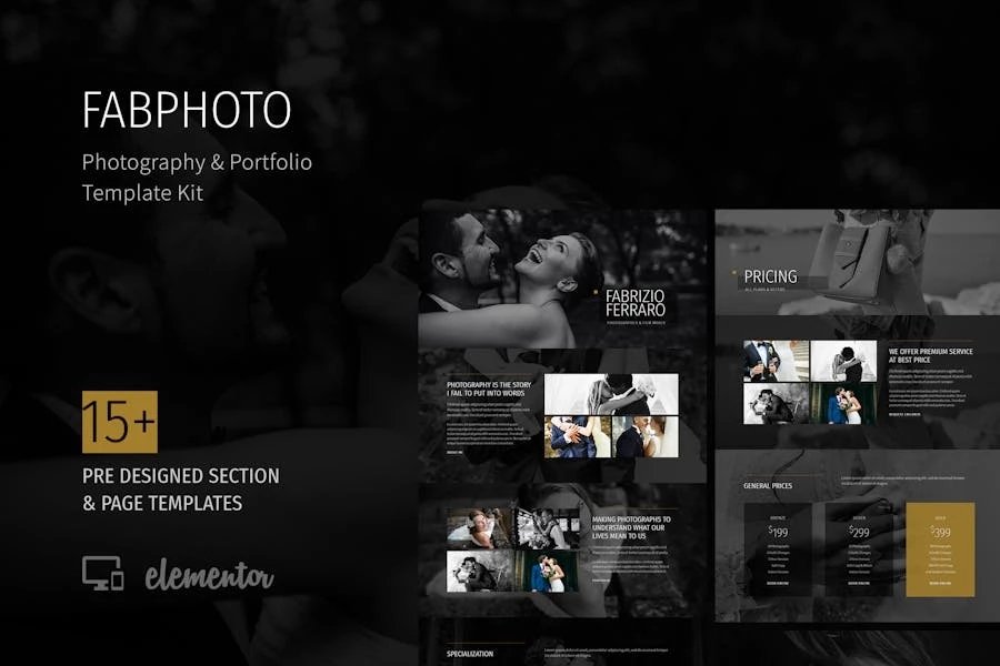 FabPhoto - Template Kit para fotografía y Porfolio