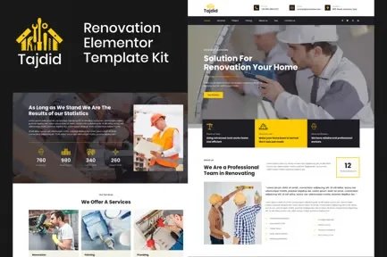 Tajdid - Kit de plantillas de Renovación Elementor