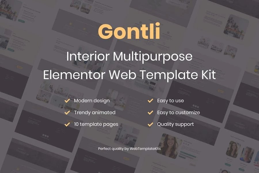 Gontli - Kit de plantillas multiusos para interiores