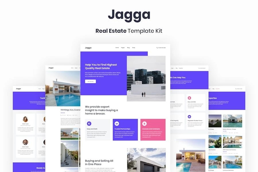 Jagga Kit de plantillas inmobiliarias