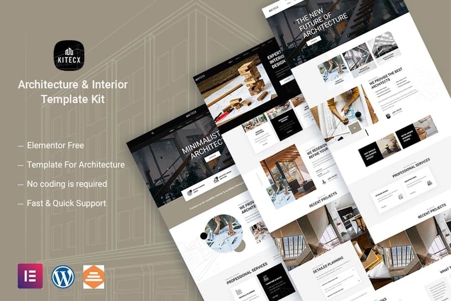 Kitecx - Template Kit para elementos de arquitectura e interiores