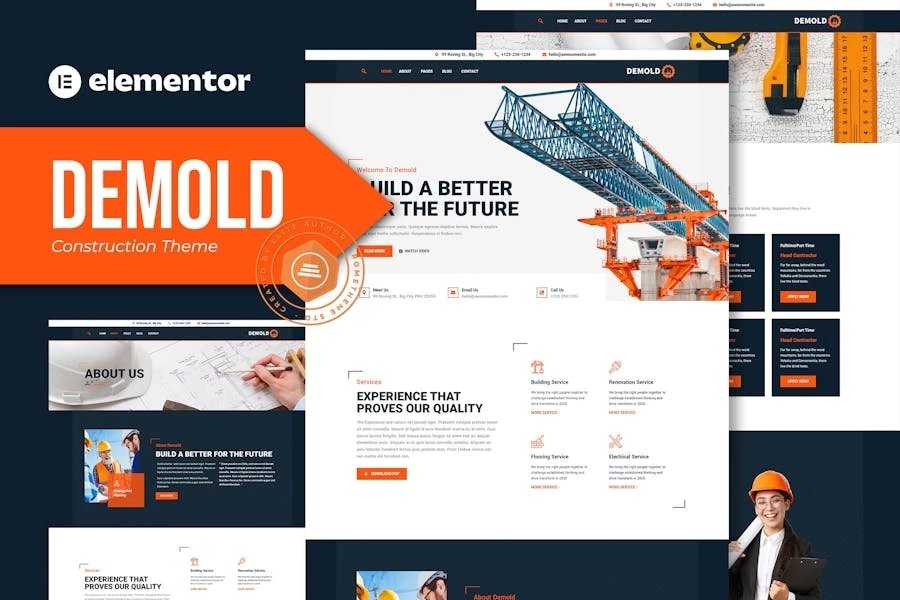 Demold - Template Kit de construcción Elementor