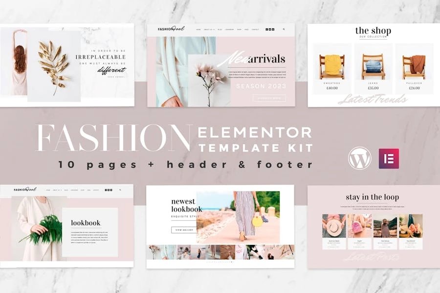 Fashion Feel - Kit de plantillas Elementor de WooCommerce