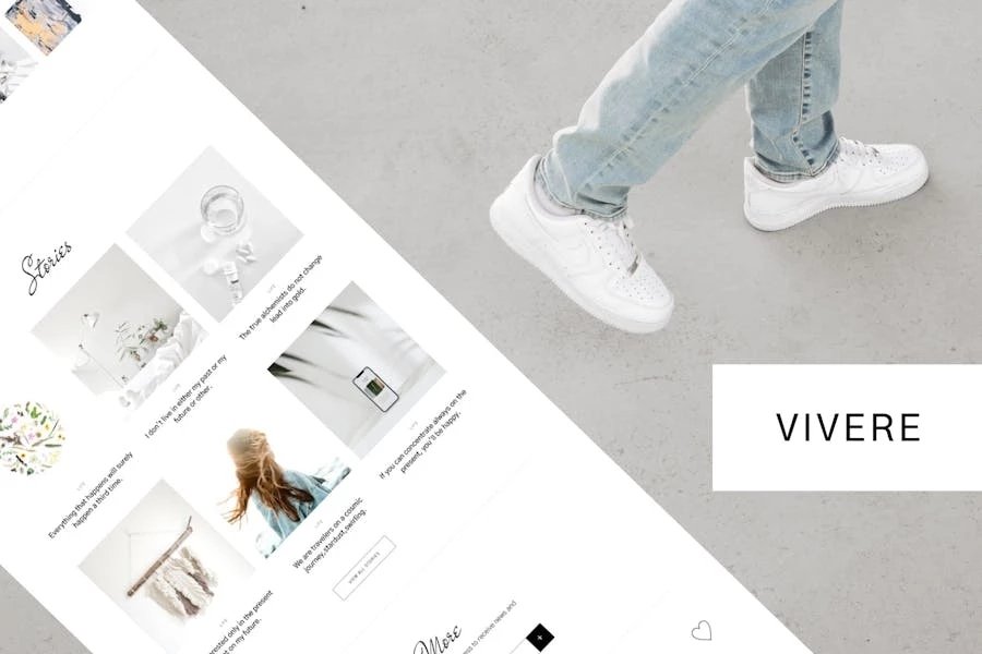 Vivere - Kit de plantillas de blog creativo Elementor