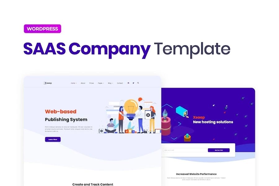 Xsapp Template Kit Elementor para empresas de Saas