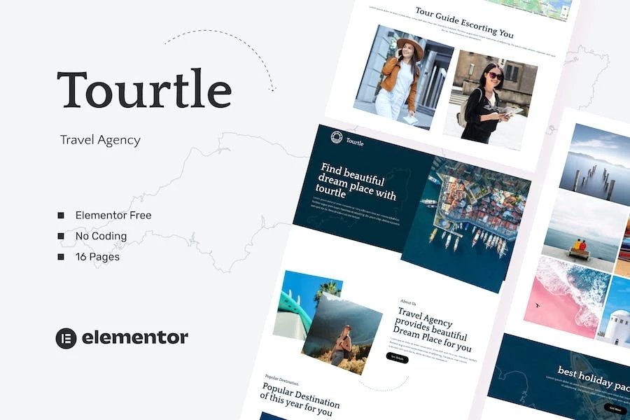 Tourtle - Template Kits para Agencia de viajes