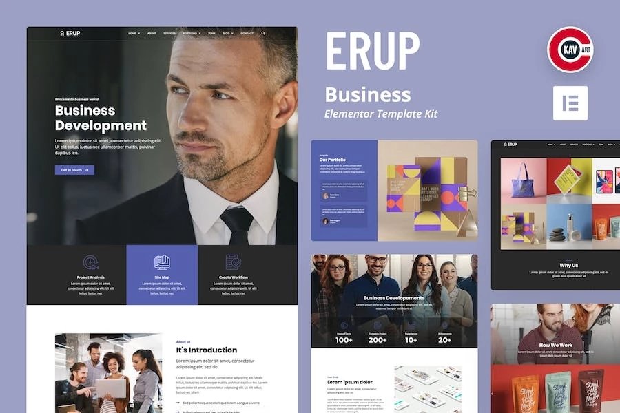 Erup - Template Kit de Business Elementor