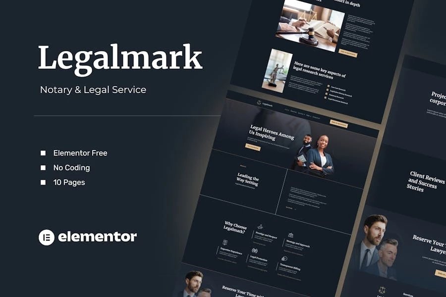 LegalMark - Kit de plantillas de servicios legales y notariales