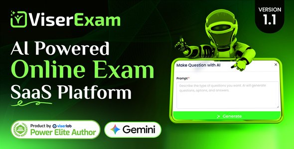 ViserExam - AI Powered Online Exam SaaS Platform